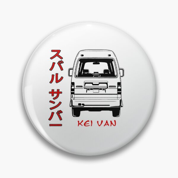 Item preview, Kei Van Outline with Japanese Katakana designed and sold by mmmkei.