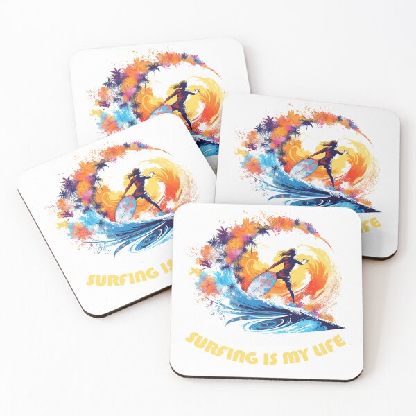 Item preview, Surfing is my life Funny gifts for surfers designed and sold by ABCreativeShop.