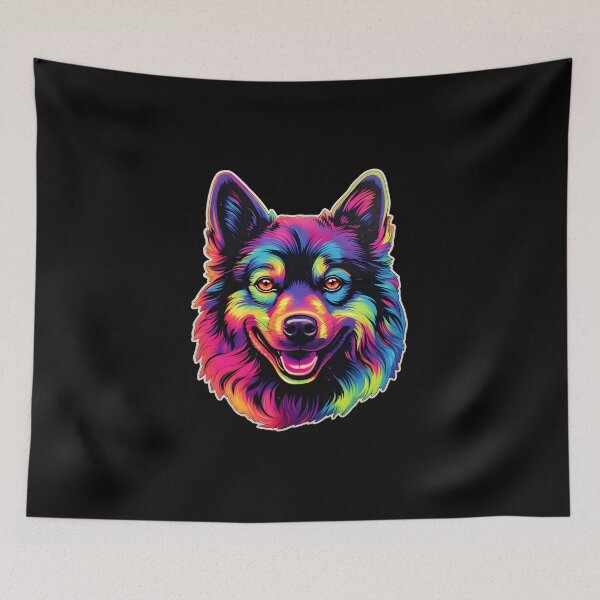 Item preview, Schipperke Neon Design designed and sold by CUTEDOGGIEZ.