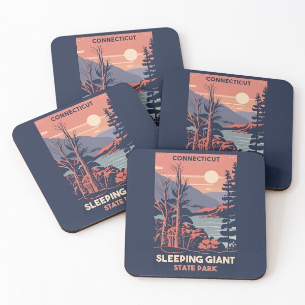 Item preview, A Vintage Travel Art of the Sleeping Giant State Park - Connecticut - US  designed and sold by GoodOldVintage.