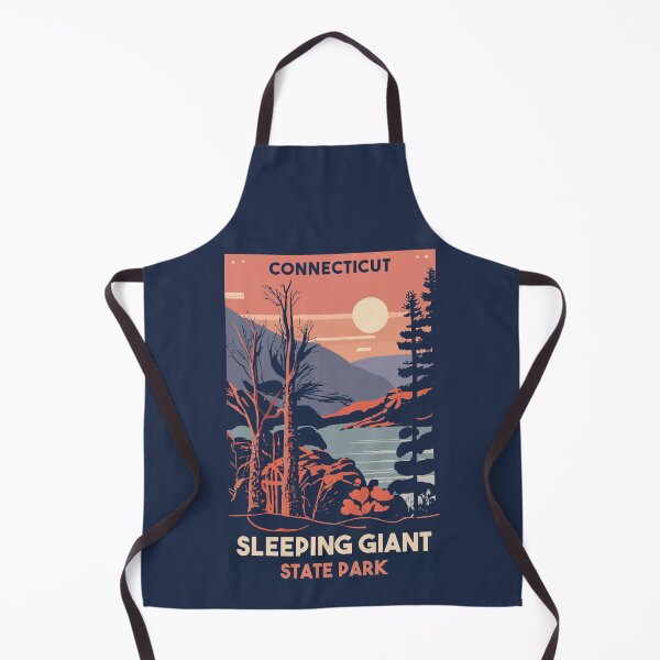 Item preview, Un arte de viaje vintage del Parque Estatal Sleeping Giant - Connecticut - EE. UU. designed and sold by GoodOldVintage.