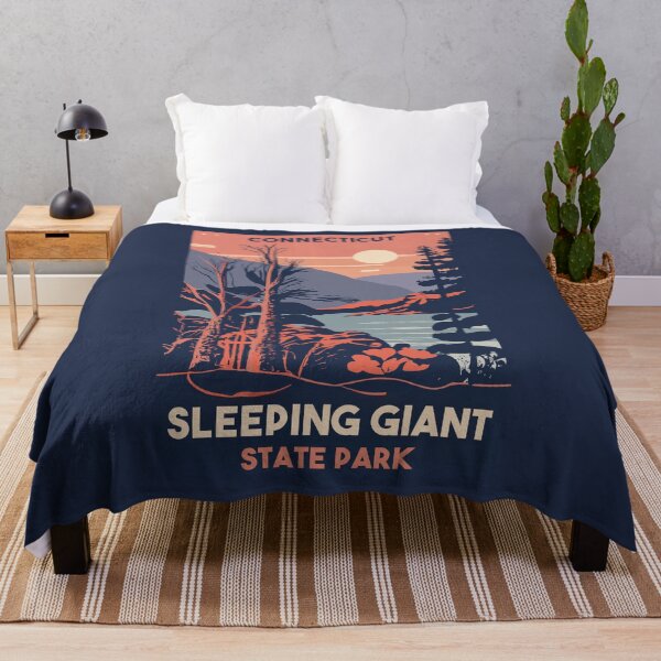 Item preview, A Vintage Travel Art of the Sleeping Giant State Park - Connecticut - US  designed and sold by GoodOldVintage.