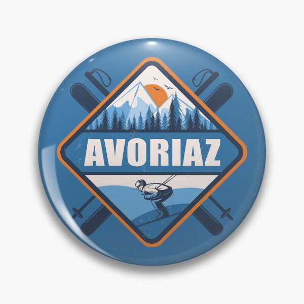 Item preview, Avoriaz France Skiing Design, Winter Sport designed and sold by CynthiaGraphics.
