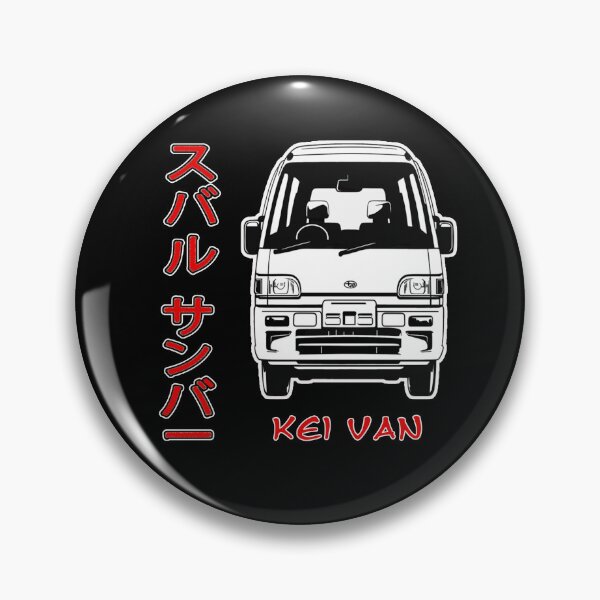 Item preview, Kei Van Outline with Japanese Katakana designed and sold by mmmkei.