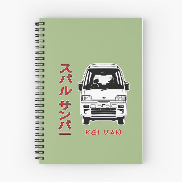 Item preview, Kei Van Outline with Japanese Katakana designed and sold by mmmkei.