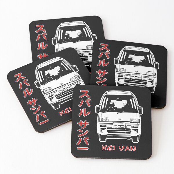 Item preview, Kei Van Outline with Japanese Katakana designed and sold by mmmkei.