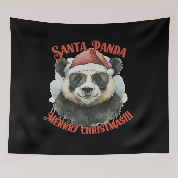 Item preview, Cool Santa Panda designed and sold by MosquitoShirts.