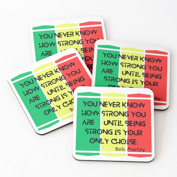 Item preview, An inspirational quote by Bob Marley designed and sold by BaZaar from TakE a LooK.