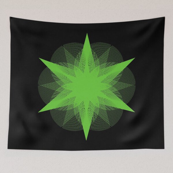 Item preview, CirclesOnCircle-2B [11116611-GREEN-BB] designed and sold by LottMultimedia.