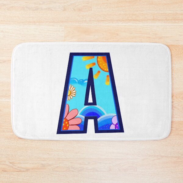 Item preview, Top 10 best personalised gifts retro vintage Flower power monogram Letter A designed and sold by Artonmytee.