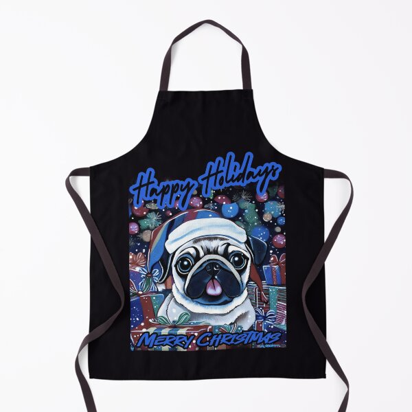 Item preview, Pug HAPPY HOLIDAYS 71 MERRY CHRISTMAS designed and sold by RedBluffTraders.