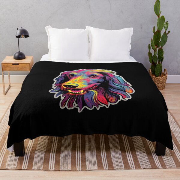 Artikelvorschau, Schottischer Deerhound Neon-design entworfen und verkauft von CUTEDOGGIEZ.