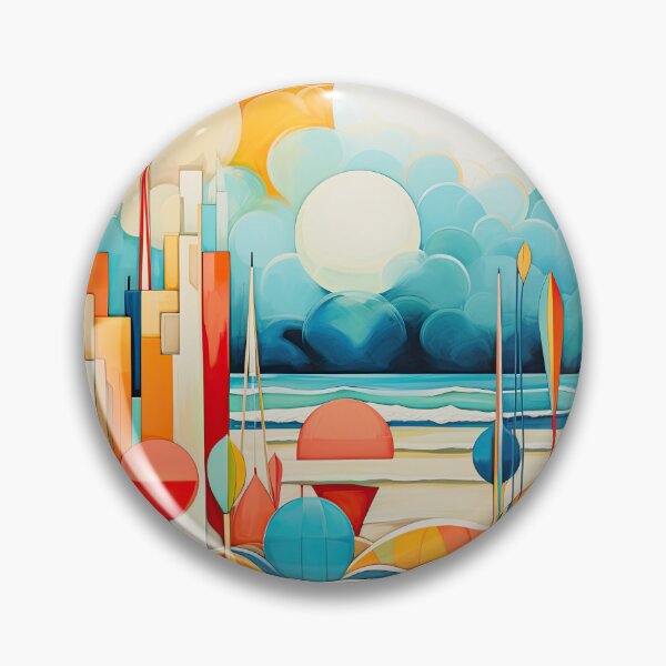 Item preview, Explore "Simplistic & Minimalistic Vintage Sunset" Abstract Art designed and sold by ArtificialGenes.