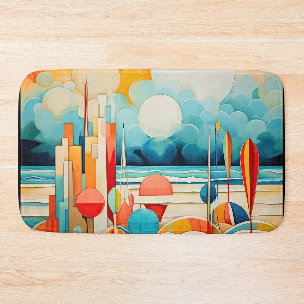 Item preview, Explore "Simplistic & Minimalistic Vintage Sunset" Abstract Art designed and sold by ArtificialGenes.