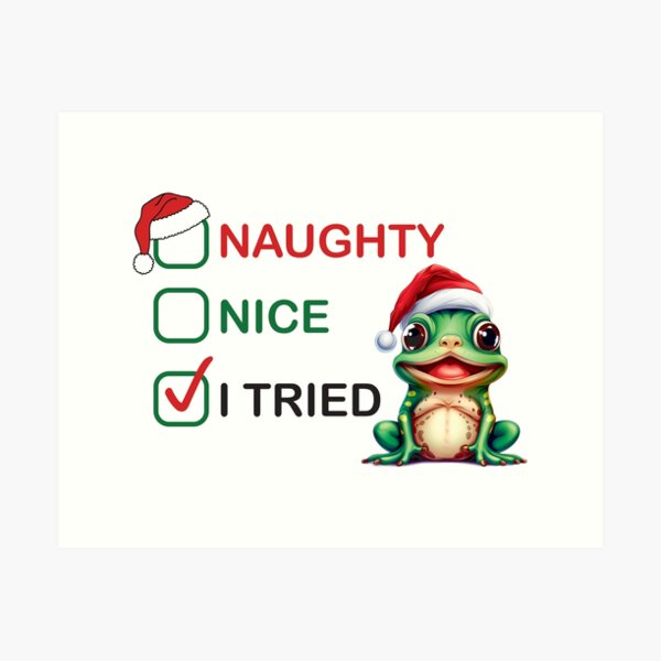 Item preview, Naughty or Nice designed and sold by BuxomBabe21.