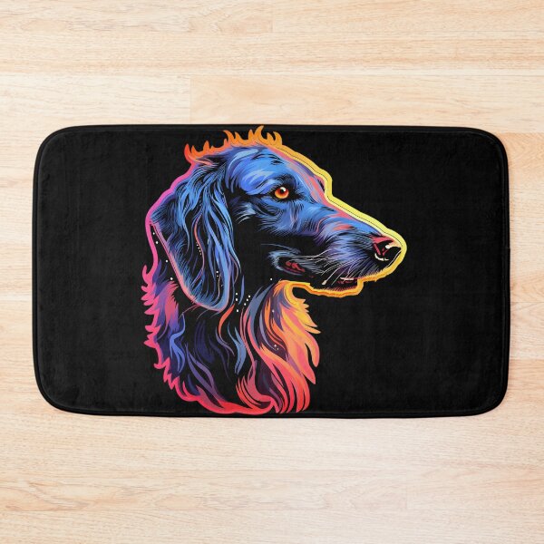 Item preview, Neon Scottish Deerhound designed and sold by CUTEDOGGIEZ.