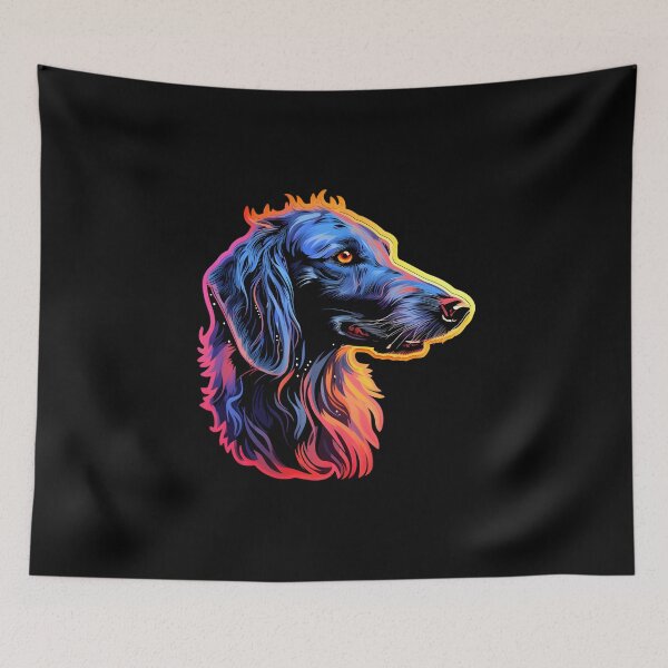 Item preview, Neon Scottish Deerhound designed and sold by CUTEDOGGIEZ.