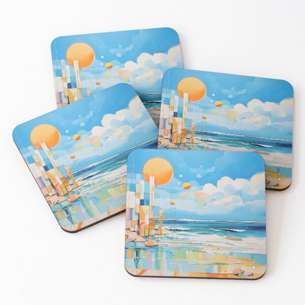 Artikelvorschau, Entdecken Sie "Simplistic & Minimalistic Vintage Sunset" Abstrakte Kunst entworfen und verkauft von ArtificialGenes.
