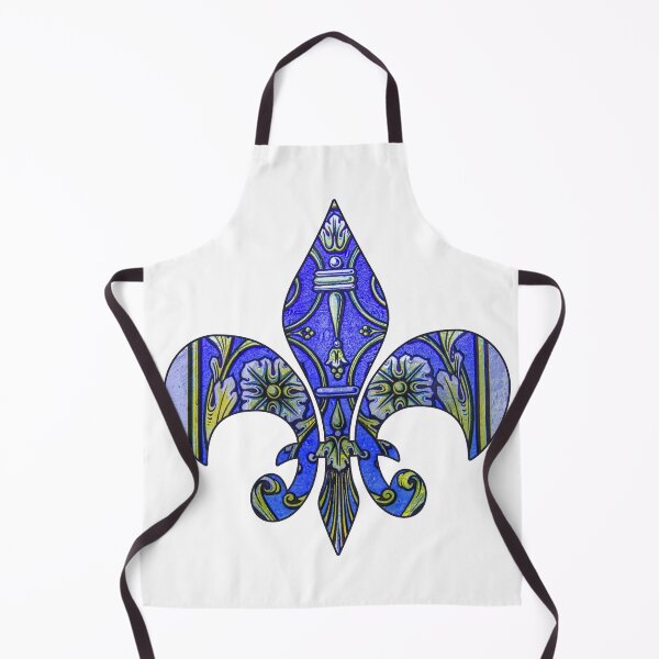 Item preview, Fleur de Lis Stained Glass designed and sold by Bonnie T. Barry.