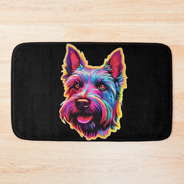 Item preview, Scottish Terrier Neon Design designed and sold by CUTEDOGGIEZ.