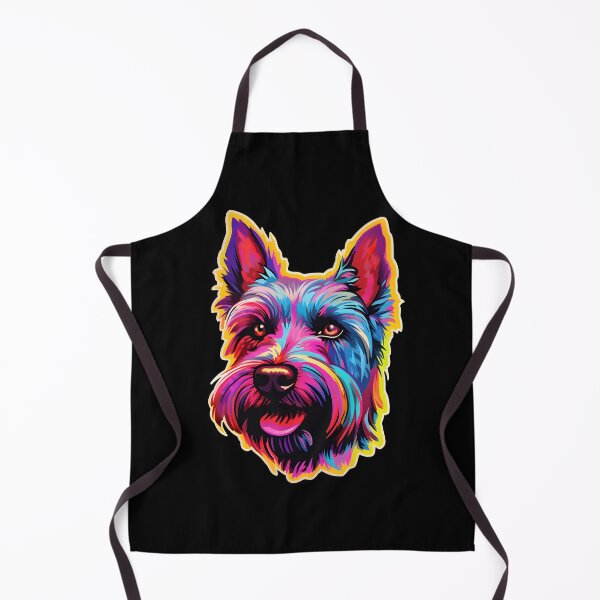 Item preview, Scottish Terrier Neon Design designed and sold by CUTEDOGGIEZ.