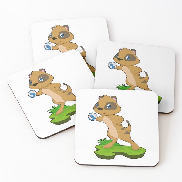 Item preview, Meerkat Handball player Handball designed and sold by Snabdesign84.