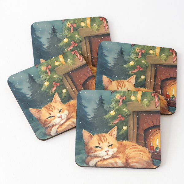 Item preview, Christmas Kitty Cuddles designed and sold by cute-animals99.