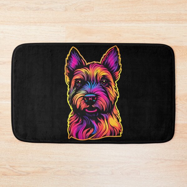 Item preview, Neon Scottish Terrier designed and sold by CUTEDOGGIEZ.