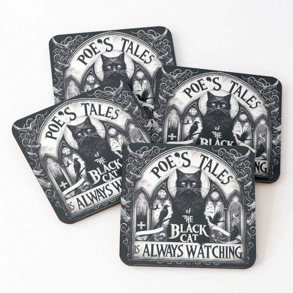 Item preview, Poe's The Black Cat is Always Watching designed and sold by BeautBoldBasic.