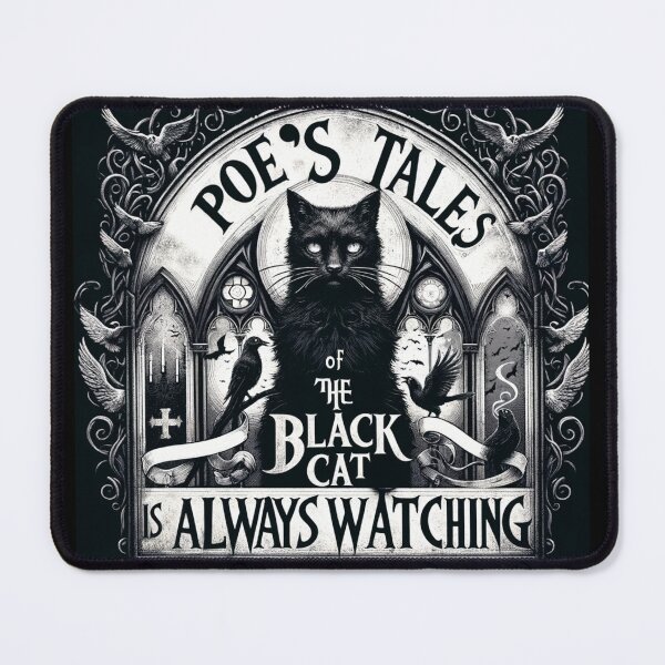 Item preview, Poe's The Black Cat is Always Watching designed and sold by BeautBoldBasic.