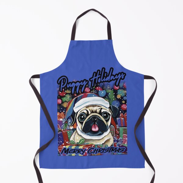 Item preview, Pug HAPPY HOLIDAYS 71 MERRY CHRISTMAS PUGGY HOLIDAYS designed and sold by RedBluffTraders.