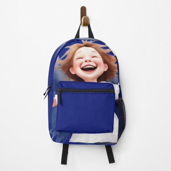 Item preview, Laughing angel (blue), with open arms, not just for Christmas designed and sold by kikidu21.