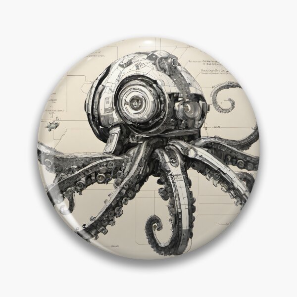 Item preview, Especificación del robot pulpo 1 designed and sold by FeatheredWolf.