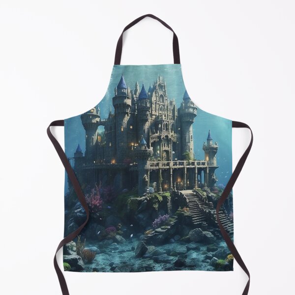 Item preview, Fantasy Underwater Castle of the Lost Sea - 3 designed and sold by nyathiwa.