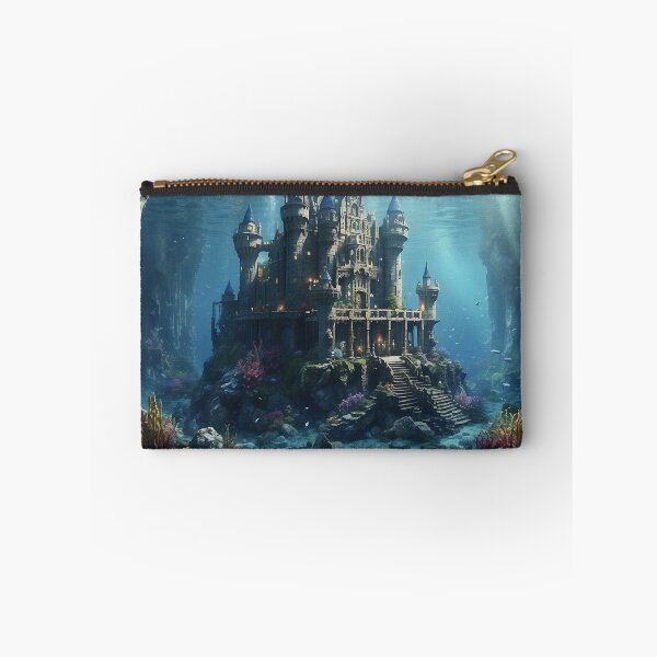 Item preview, Fantasy Underwater Castle of the Lost Sea - 3 designed and sold by nyathiwa.