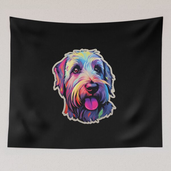 Item preview, Neon Sealyham Terrier designed and sold by CUTEDOGGIEZ.