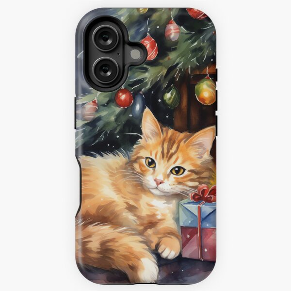 Item preview, Cozy Christmas Cat designed and sold by cute-animals99.