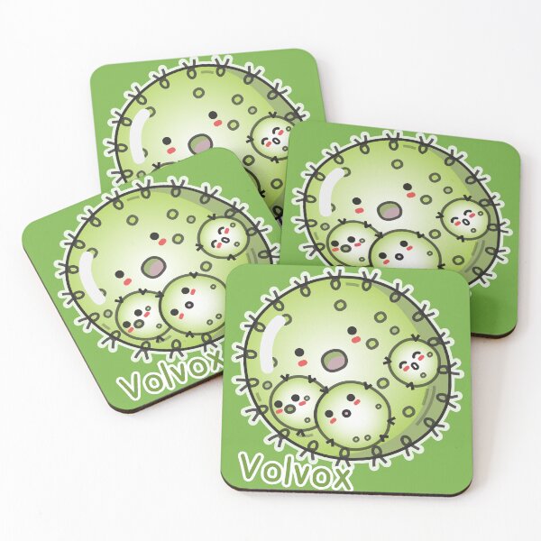 Item preview, Cute Volvox, Algae, Plankton cartoon character, Microalgae art designed and sold by thurakitdew.