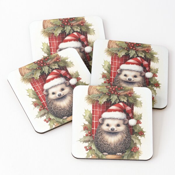 Item preview, Holly Hedgehog Christmas Joy designed and sold by cute-animals99.