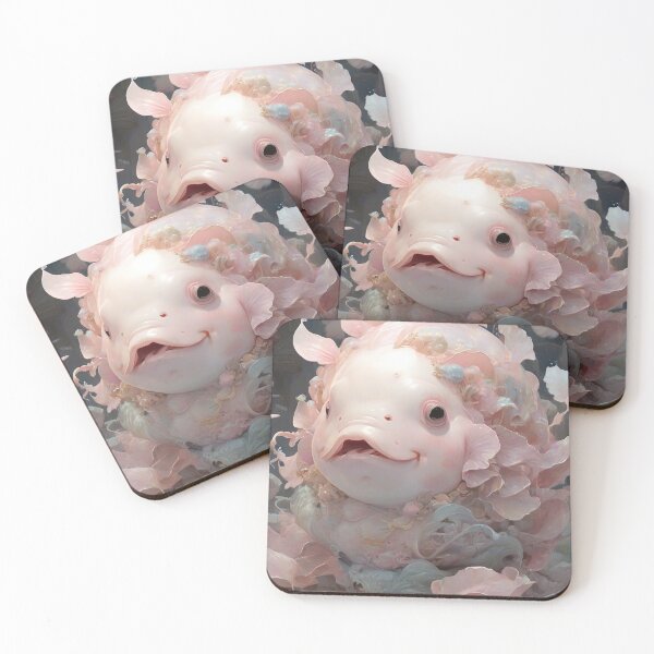 Item preview, Happy pastel color blobfish japanese kajitsu anime designed and sold by RK - Shop.