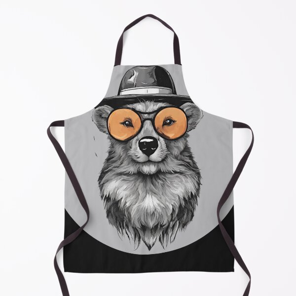 Item preview, Smart Beaver with glasses and hat designed and sold by MyartStudioTB.
