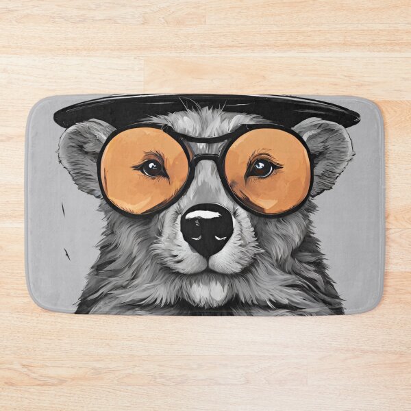 Item preview, Smart Beaver with glasses and hat designed and sold by MyartStudioTB.