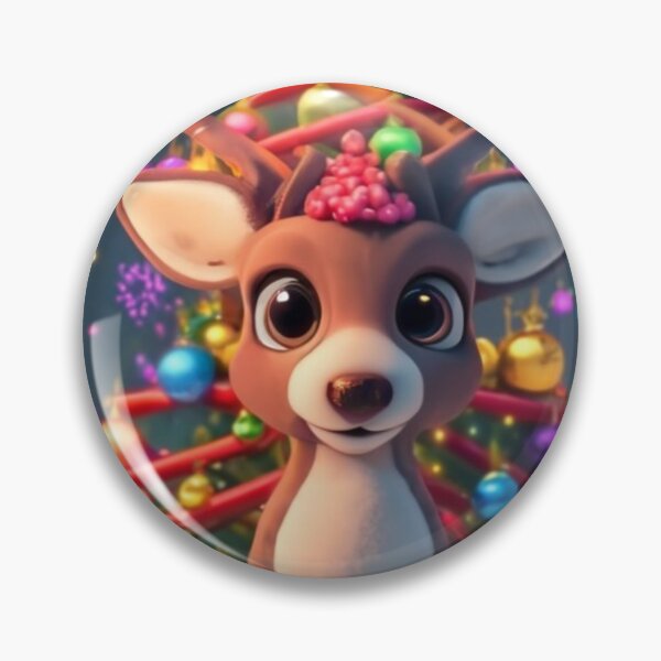 Item preview, Holiday Reindeer: Christmas Cheer in Cartoon designed and sold by masquetea.