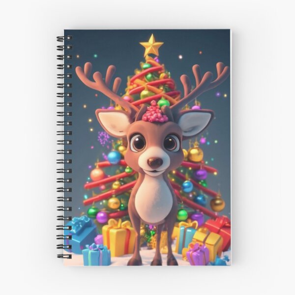 Item preview, Holiday Reindeer: Christmas Cheer in Cartoon designed and sold by masquetea.
