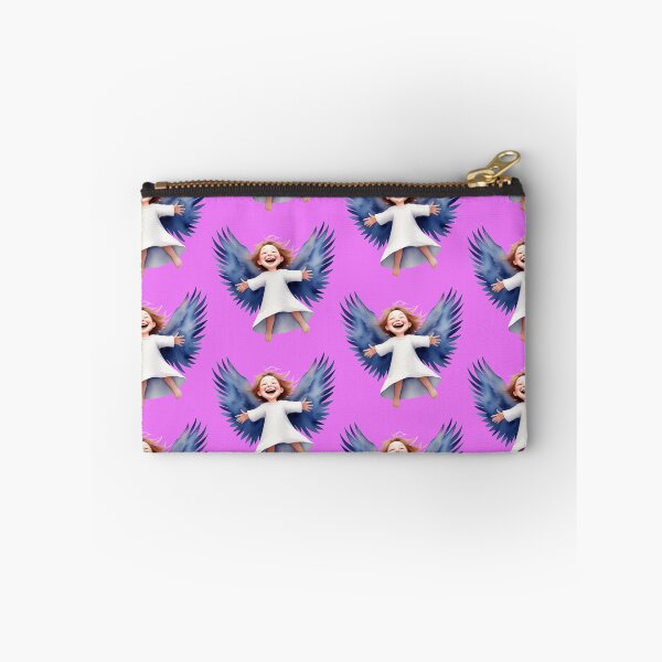 Item preview, Laughing angel (pink), pure joy and optimism designed and sold by kikidu21.