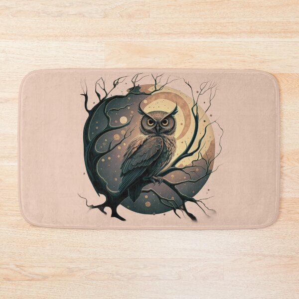 Item preview, Owl on a branch designed and sold by MacMerch121.
