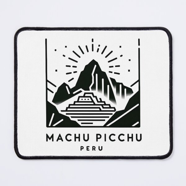 Item preview, Minimalist Machu Picchu, Peru - Artistic Line Design designed and sold by KNAA.