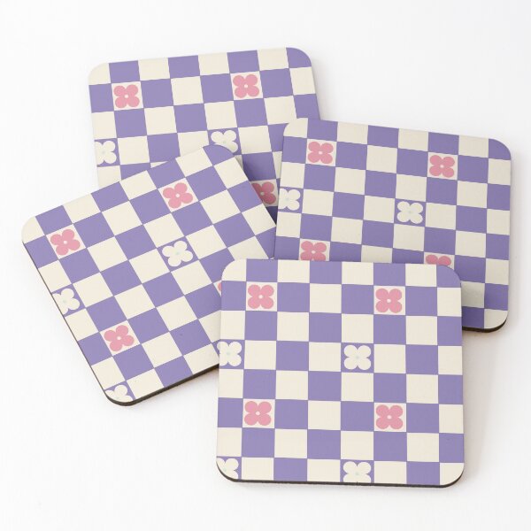 Item preview, Checkerboard Purple Daisy Half Shinobu Inspired designed and sold by Owlhana.