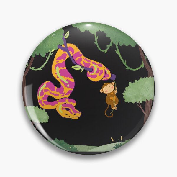 Item preview, Jungle shirt/snake in jungle/monkey designed and sold by SofiesDesign.
