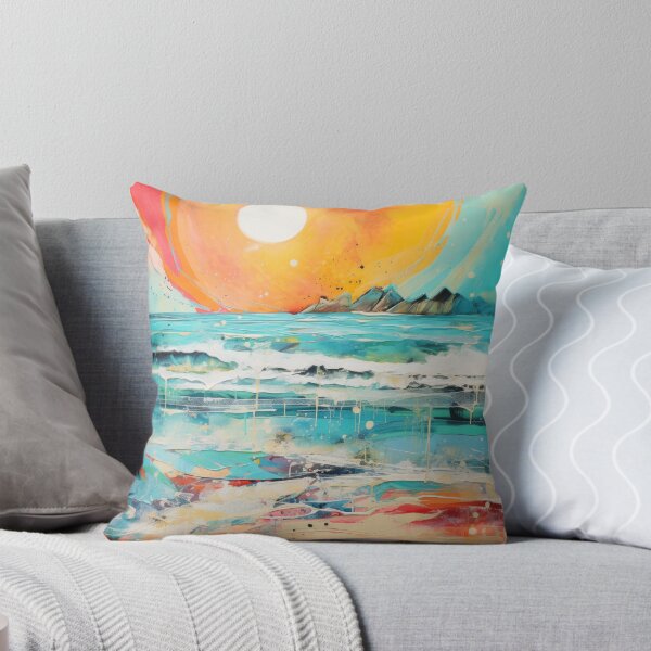 Artikelvorschau, Entdecken Sie "Simplistic & Minimalistic Vintage Sunset" Abstrakte Kunst entworfen und verkauft von ArtificialGenes.